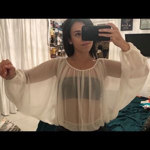 SOLD Sheer Top/Coverup *3/$25